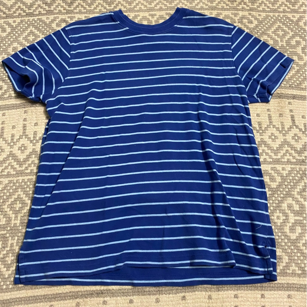 Dark Blue & Light Blue Striped Shirt